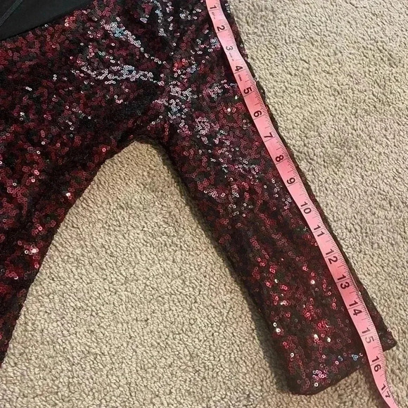 Women's Express Burgundy Red Sequin Mini Sheath Dress 0, Prom Dress, Club Dress, - Picture 7 of 11